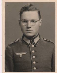 Fritz Schellhammer als Infanterist 1940