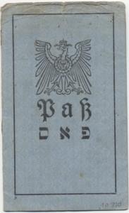 enlarge picture  - passport Lituva 1918 Jew