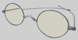 greres Bild - Brille oval          1880
