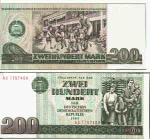 gr��eres Bild - Geldnote DDR 1985     200