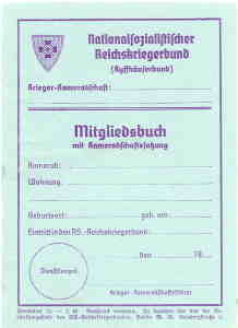 enlarge picture  - membership card Kyfffhus