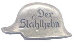 gr��eres Bild - Abzeichen Stahlhelm 1929