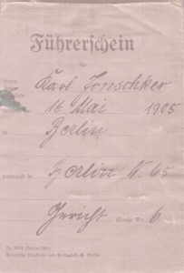 größeres Bild - Führerschein 1939 Berlin