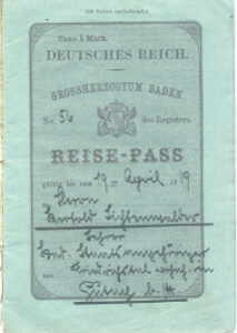 enlarge picture  - passport Baden Wolfach