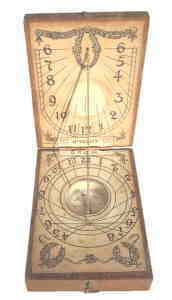 greres Bild - Uhr Sonnenuhr Tasche 1900
