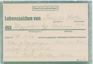 gr��eres Bild - Rot-Kreuz Briefdienst 194
