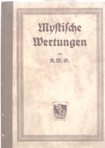gr��eres Bild - Buch Mystik          1931