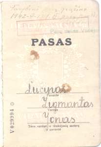 greres Bild - Ausweis Litauen      1940
