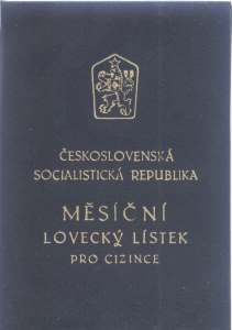 enlarge picture  - hunting licence Czech