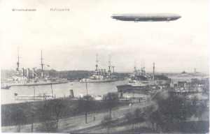 gr��eres Bild - Postkarte Zeppelin   1916