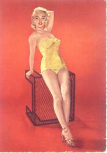 enlarge picture  - postcard Monroe Marilyn