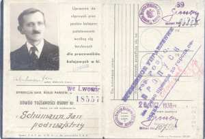 enlarge picture  - passport Poland 1939