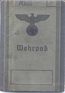enlarge picture  - id army Wehrpass German