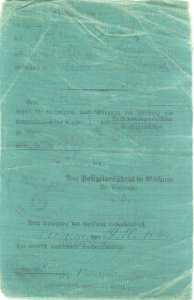 greres Bild - Fhrerschein 1944 Polizei