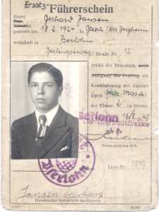 greres Bild - Fhrerschein 1948 Iserloh