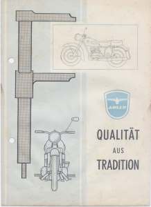 enlarge picture  - brochure Adler motorbike