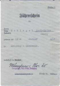 enlarge picture  - driving licence Dresden
