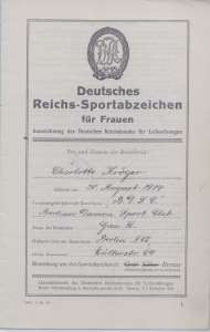 greres Bild - Urkunde Sportabzeichen Fn