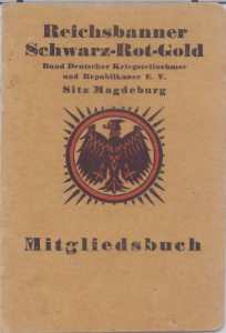 greres Bild - Mitgliedsbuch Reichsbanne