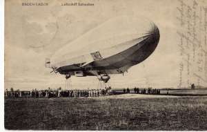 gr��eres Bild - Postkarte Zeppelin   1915