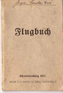 greres Bild - Flugbuch Militr WK1 1917