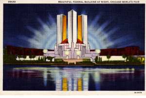 greres Bild - Postkarte US Chicago 1934