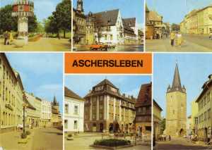 gr��eres Bild - Postkarte DD Aschersleben