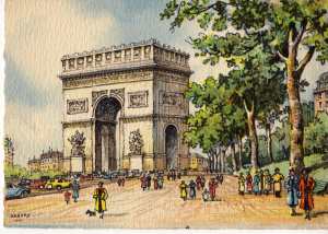 enlarge picture  - postcard Paris France