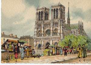 greres Bild - Postkarte FR Paris 1943
