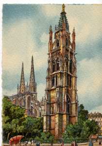 enlarge picture  - postcard Bordeaux France