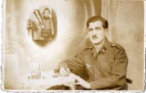 enlarge picture  - postcard soldier Wehrmach