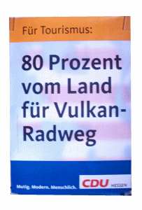 greres Bild - Wahlplakat 2008 CDU  Land