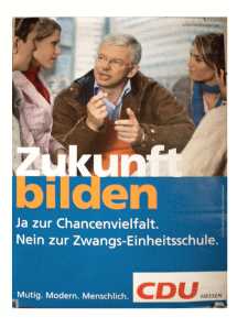 enlarge picture  - election poster CDU 2008