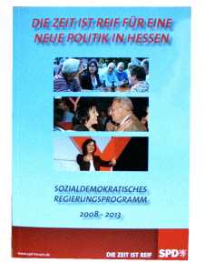 enlarge picture  - election book SPD Hessen