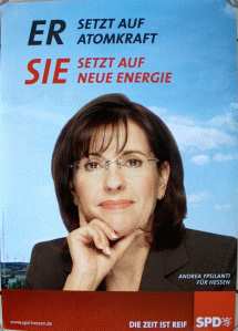greres Bild - Wahlplakat 2008 SPD  Land