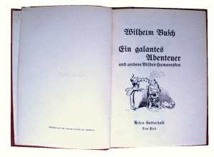 enlarge picture  - book Busch Wilhelm   1946
