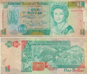 greres Bild - Geldnote Belize 1990 1.00