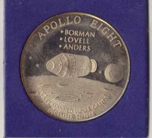 greres Bild - Medaille Raumfahrt   1968