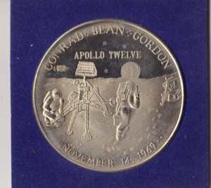 greres Bild - Medaille Raumfahrt   1969