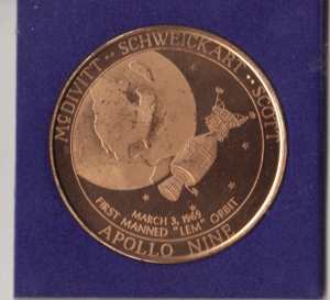 greres Bild - Medaille Raumfahrt   1969