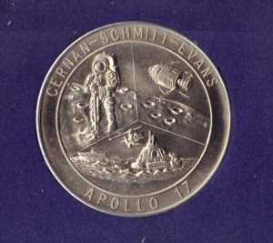 greres Bild - Medaille Raumfahrt   1972