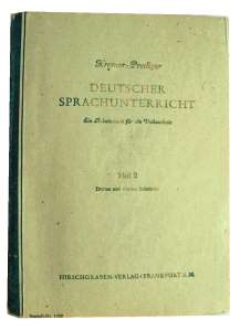 greres Bild - Buch Schule Deutsch  1946