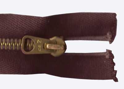 enlarge picture  - zipper Zipp brown 16cm Ge