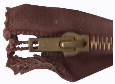 enlarge picture  - zipper Zipp brown 30cm Ge