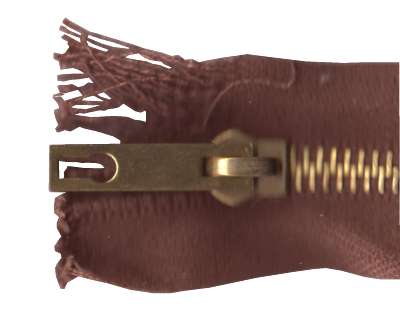 enlarge picture  - zipper Zipp brown 34cm