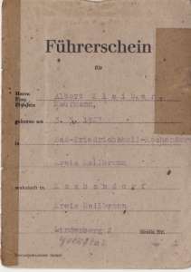 greres Bild - Fhrerschein 1949 Heilbro