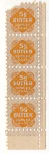 enlarge picture  - ration card butter   1944