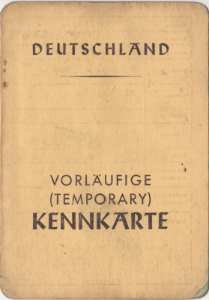 greres Bild - Ausweis Flensburg 1945