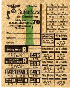 enlarge picture  - ration card extra