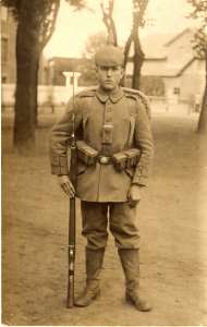 enlarge picture  - postcard soldier Prussia